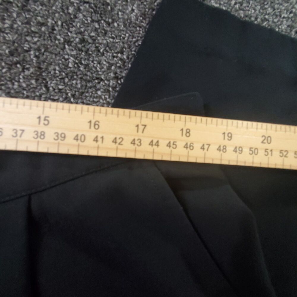 Venezia (Lane Bryant) Dress Pants Women's 22 Black High Rise Straight Pleated - Picture 3 of 11